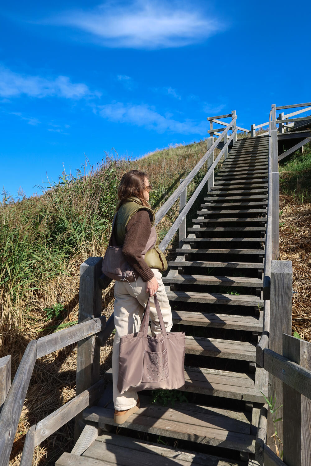 Signature shopper - grå